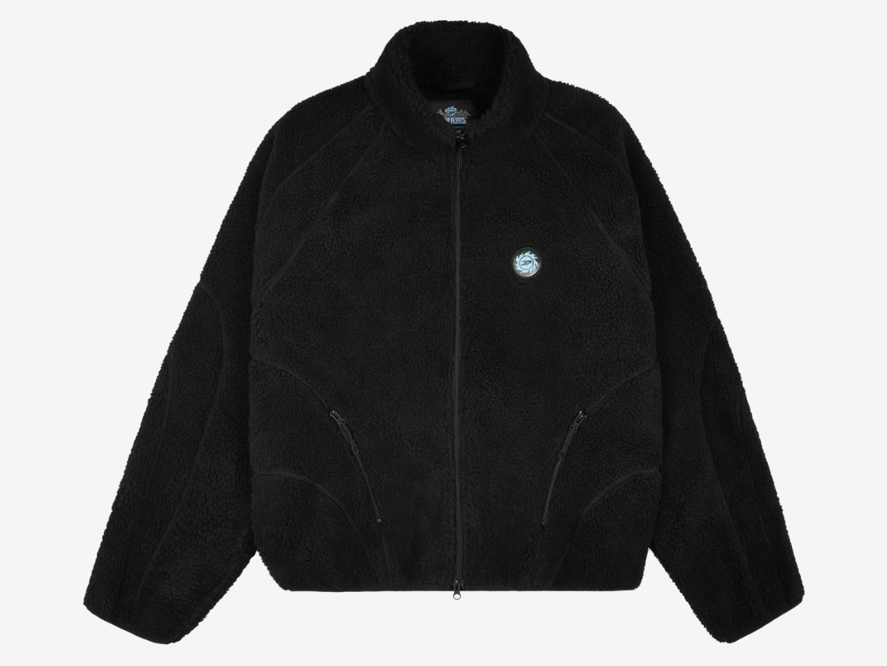 Broken Planet Polar Fleece Midnight Black