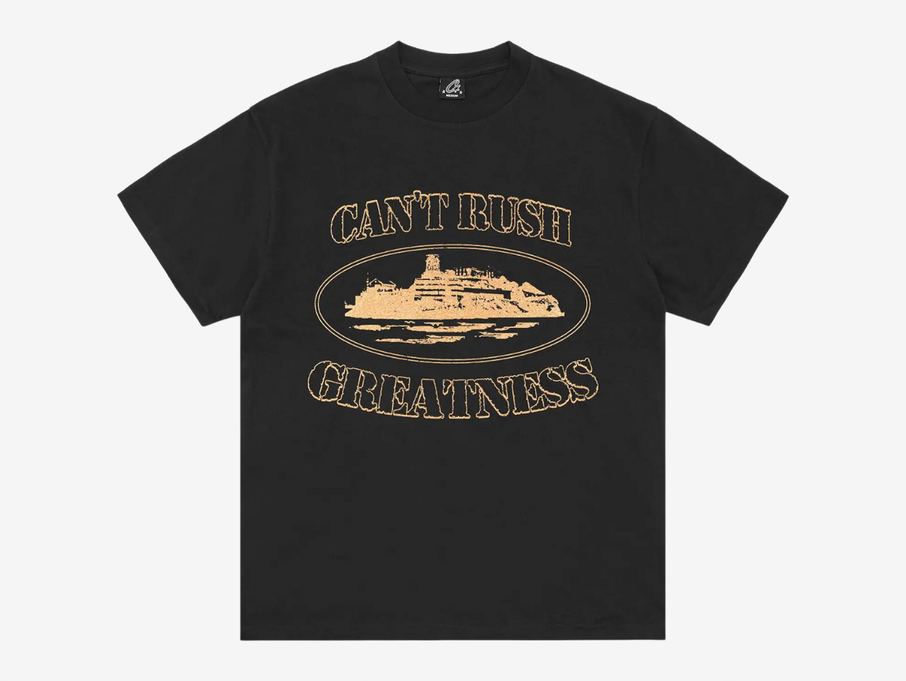 Corteiz x Central Cee Synaworld Alcatraz T-Shirt Black