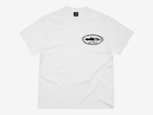 Corteiz Island Stamp T-Shirt White
