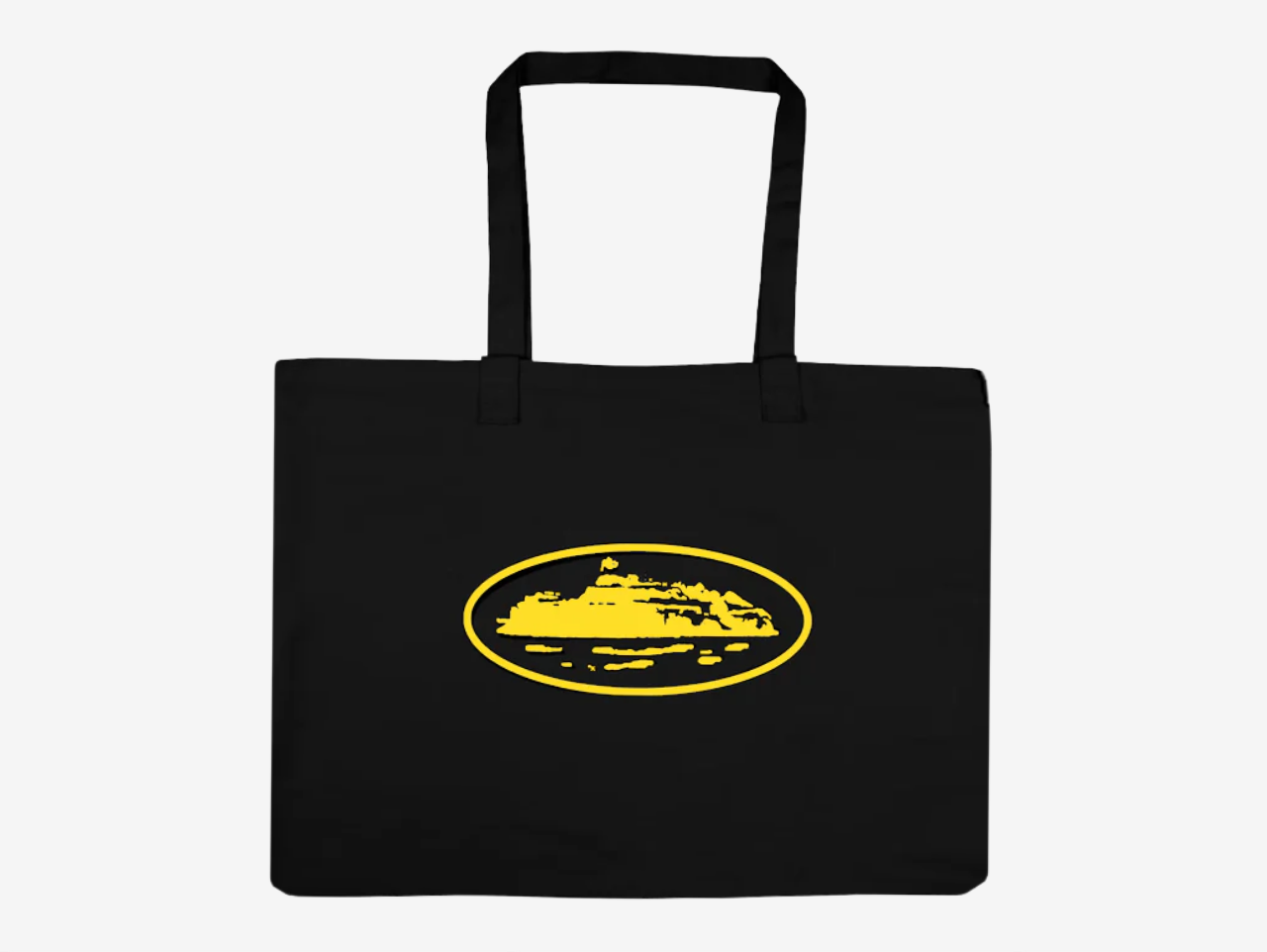 Corteiz Tote Bag Black Yellow