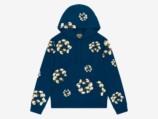 Denim Tears x CPFM Cactus Tears Wreath Hoodie Navy