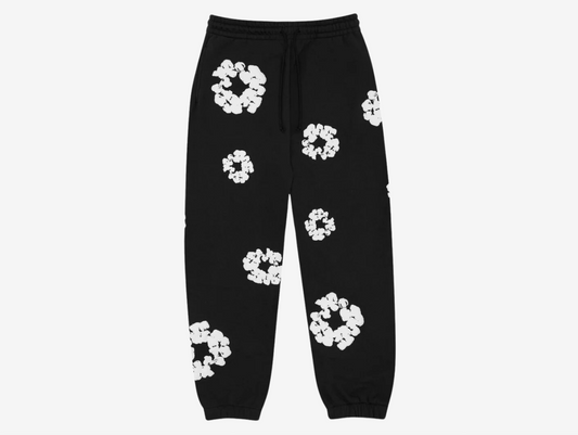 Denim Tears Cotton Wreath Sweatpants Black